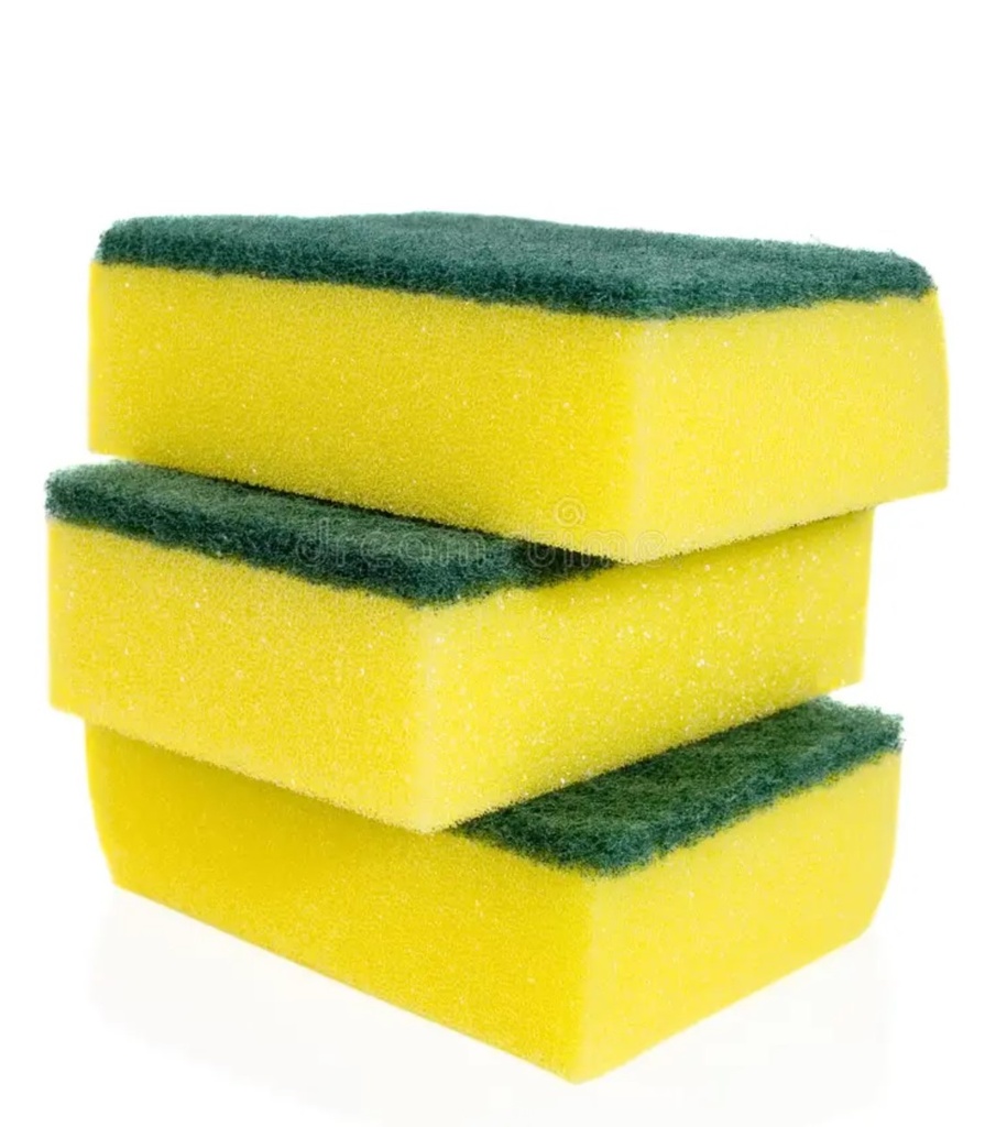 YELLOW GREEN SPONGE LARGE