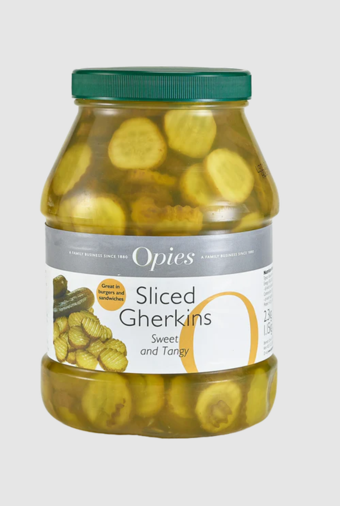OPIES SLICED GHERKINS 2.3KG