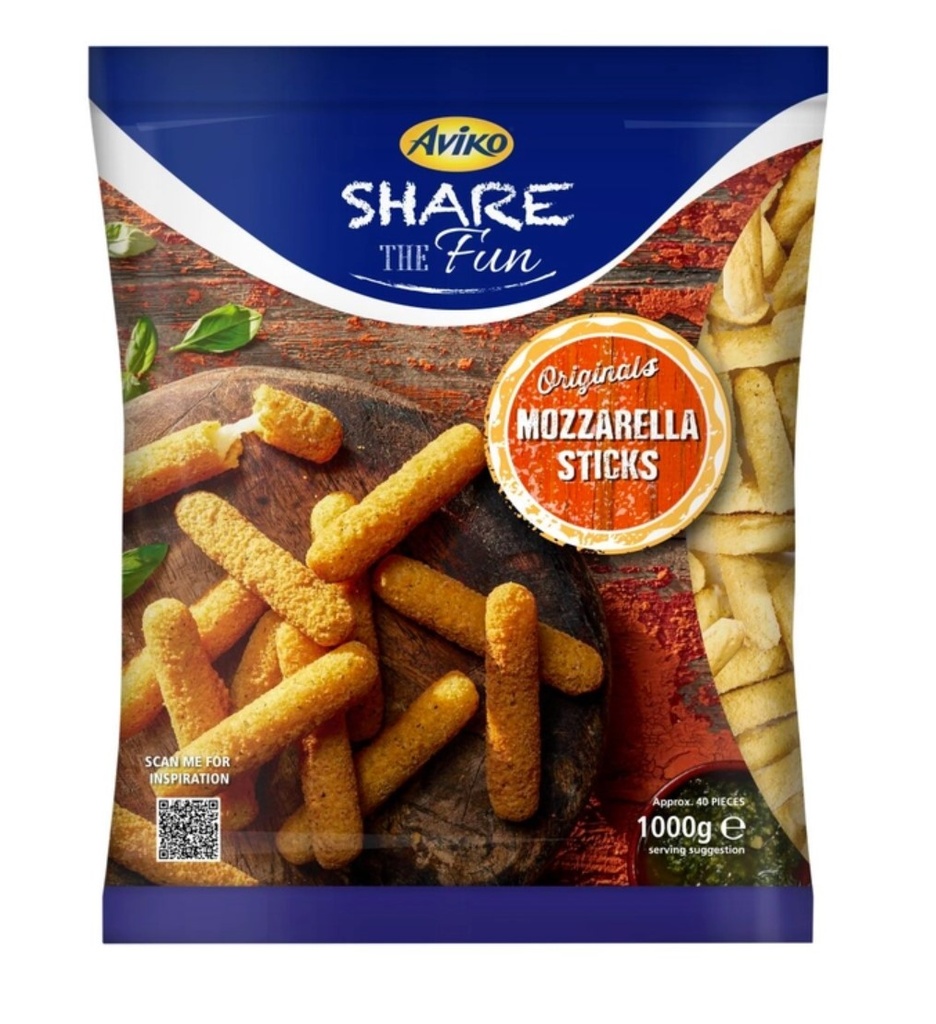 AVIKO MOZZARELLA STICKS 1KG