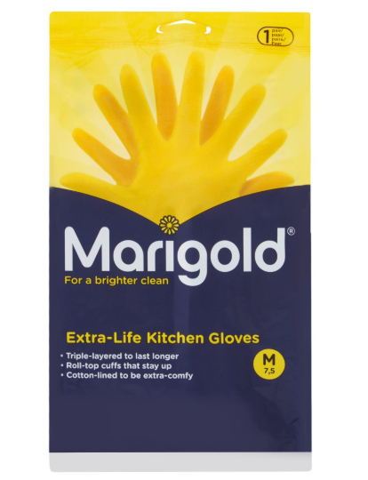 MARIGOLD KITCHEN GLOVES (M)