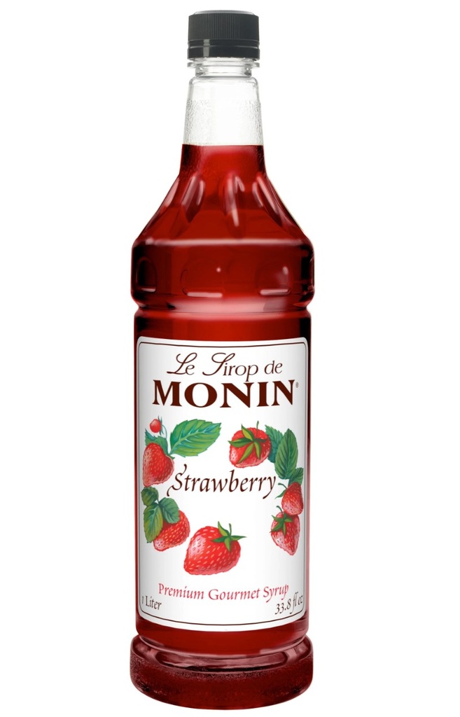 MONIN STRAWBERRY SYRUP 1LTR