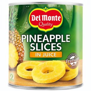 DEL MONTE -  PINEAPPLE SLICES JUICE 820G