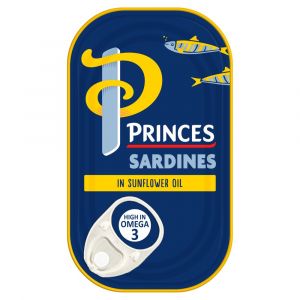PRINCES - SARDINES IN SUNFLOWER OIL 120G