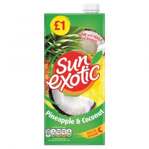 SUN EXOTIC PINEAPPLE & COCONUT JUICE 1LT