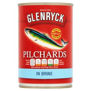 GLENRYCK - PILCHARDS IN BRINE 400G 