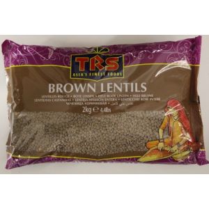 TRS WHOLE BROWN LENTILS 2KG