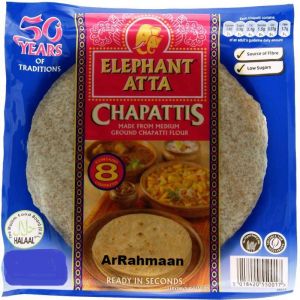 ELEPHANT ATTA CHAPPATI 8 PIECES