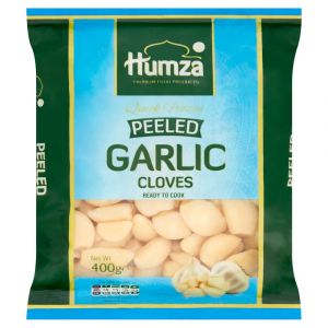 HUMZA PEELED GARLIC CLOVES 400G