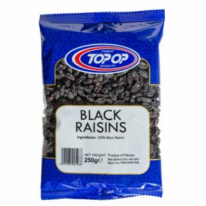 TOPOP BLACK RAISINS 250G