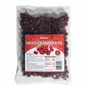 DRIED CRANBERRIES 250G