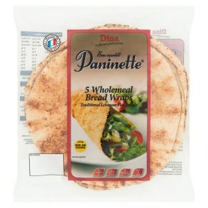 DINA - KHOBEZ WRAP WHOLEMEAL 5 MEDIUM