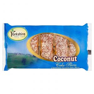 YORKSHIRE - 10 COCONUT SLICED CAKES