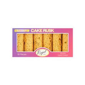 REGAL - CAKE RUSK NO ADDED SUGAR 18