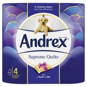 ANDREX - SUPREME QUILTS 4 ROLLS
