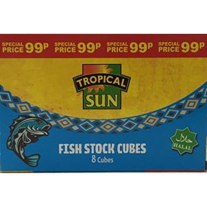 TROPICAL SUN FISH STOCK CUBES 8 CUBES