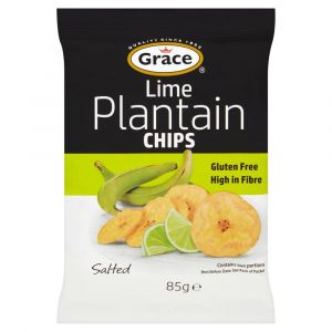 GRACE - LIME PLANTAIN CHIPS 85G