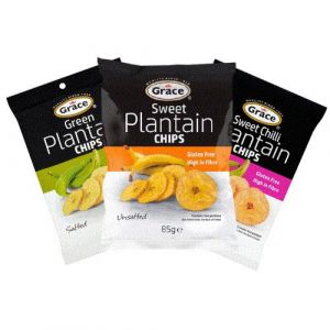 GRACE - PLANTAIN CHIPS SWEET CHILLI 85G
