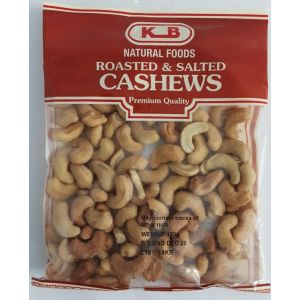 KB ROASTED & SALTED CASHEWS 130G
