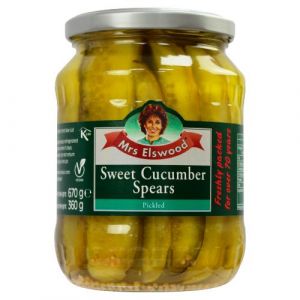 MRS ELSWOOD SWEET CUCUMBER SPEARS 670G