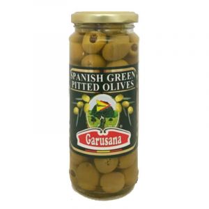 GARUSANA SPANISH GREEN PITTED OLIVES 320G 
