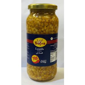 SOFRA - LENTILS IN BRINE 570G