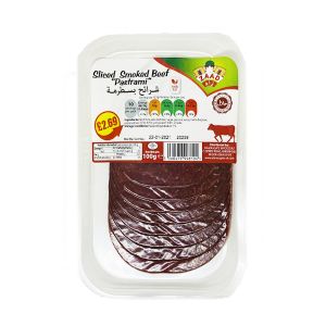 ZAAD SLICED SMOKED BEEF PASTRAMI 100G