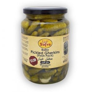 SOFRA - BABY PICKLED GHERKINS 680G