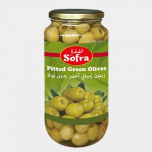 SOFRA - PITTED GREEN OLIVES 700G