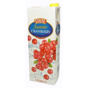 STUTE - CRANBERRY JUICE 1.5L