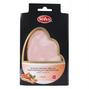 VOLYS SLICED TIKKA CHICKEN BREAST 150G