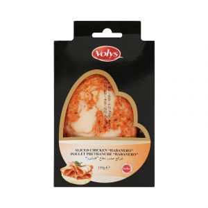 VOLYS SLICED CHICKEN HABANERO 150G