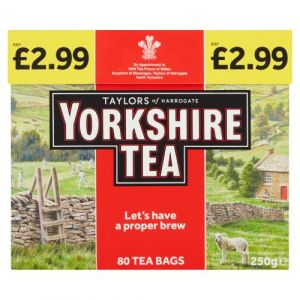 YORKSHIRE TEA 80BAGS 250G