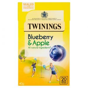 TWININGS BLUEBERRY AND APPLE 20 BAGS 40G