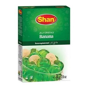 SHAN - JELLY CRYSTALS BANANA 80G