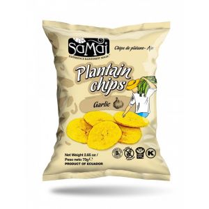 PLANTAIN CHIPS GARLIC 75G
