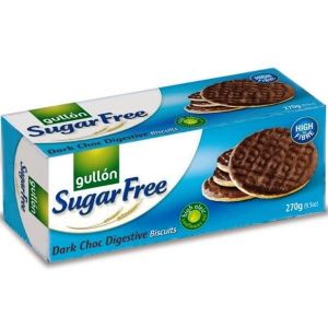 GULLON - SUGAR FREE DARK CHOC DIGESTIVE 270G