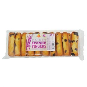 CAKE ZONE - RAISIN SPONGE FINGER 250G