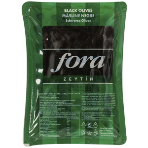 FORA BLACK OLIVES MASLINE NEGRE 400G