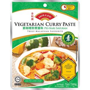 DOLLEE - VEGETABLE CURRY PASTE 200G